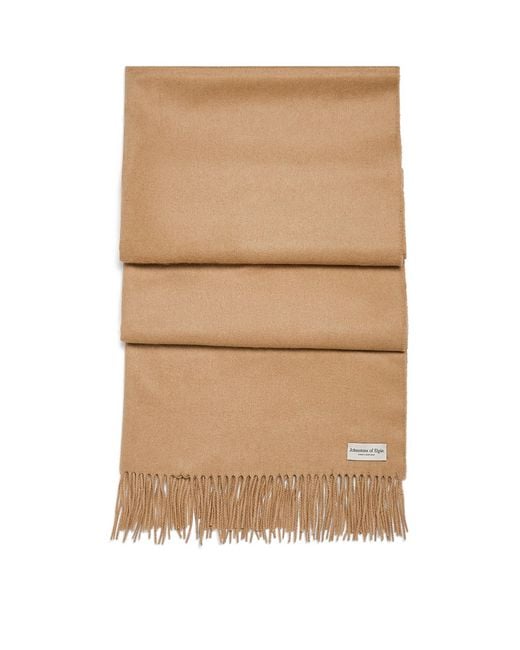 Johnstons Natural Cashmere Wide Scarf
