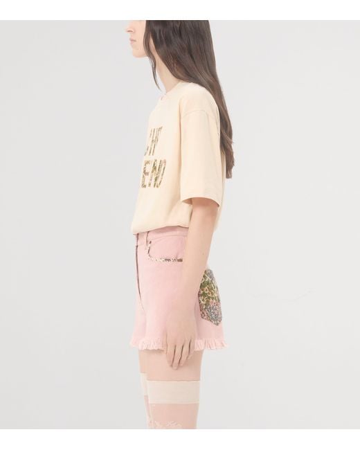 Valentino Natural Cotton Chez T-Shirt