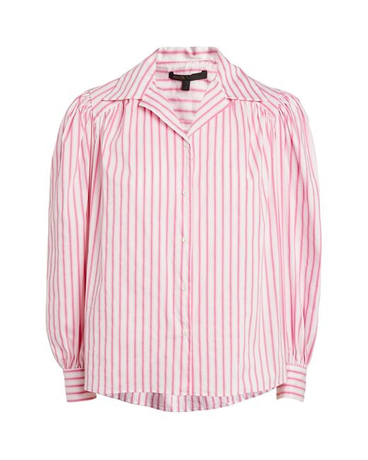 Maje Pink Striped Shirt