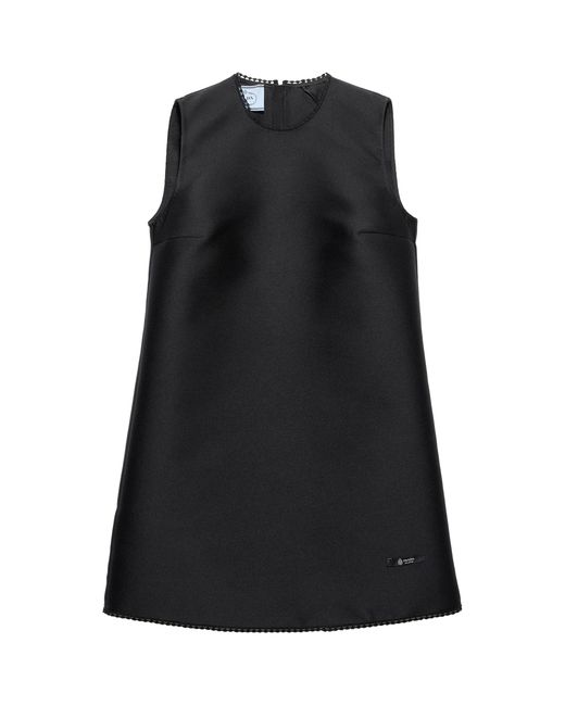 Prada Black Scuba Mini Dress