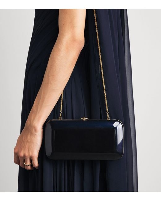 Jeffrey Levinson Blue Finley Clutch Bag