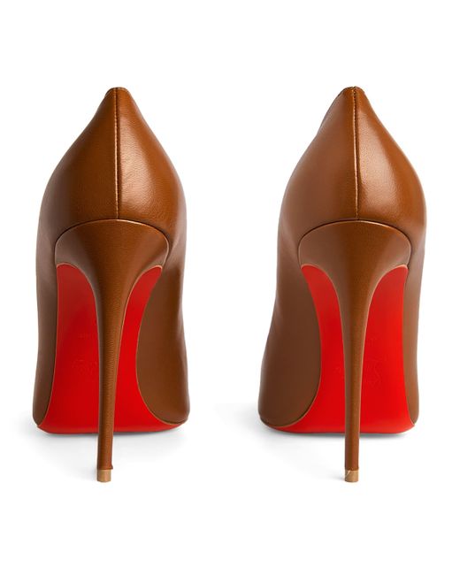 Christian Louboutin Brown Kate Leather Pumps 100
