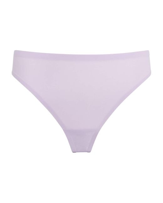 Chantelle Purple Softstretch Thong