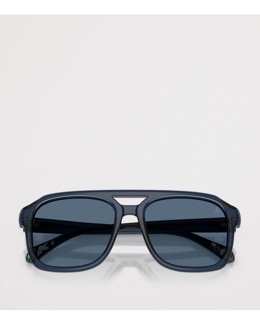 Moncler Blue Vantos Pillow Sunglasses