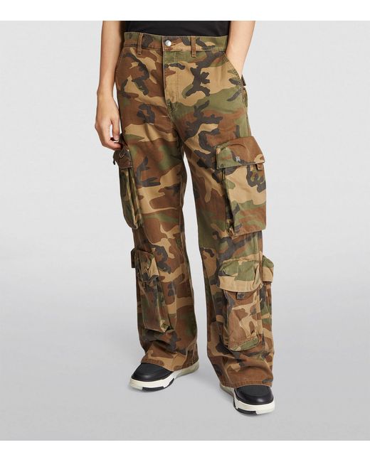 Amiri Natural Camouflage Cargo Trousers for men