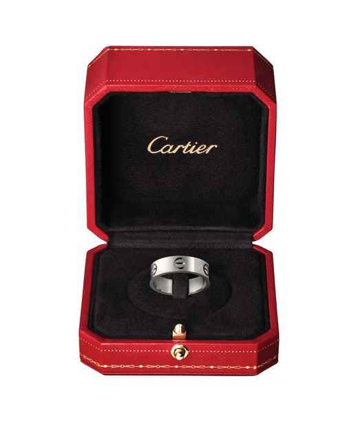 Cartier White Platinum Love Ring