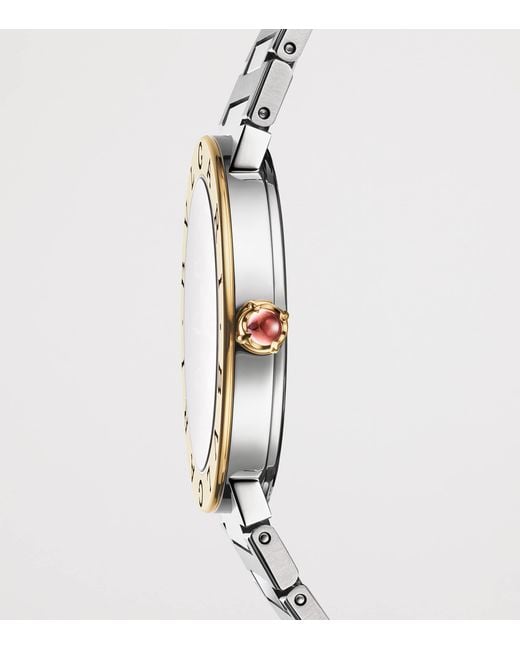 BVLGARI Metallic Stainless Steel And Watch