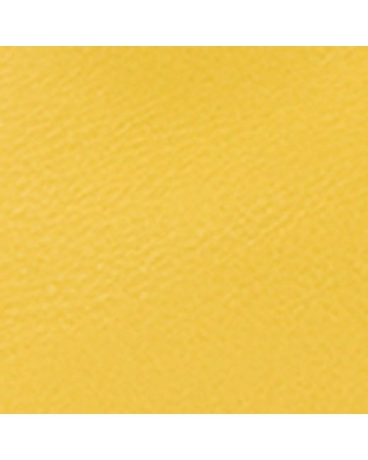 Loewe Yellow Lambskin Pebble Soft Ballet Flats