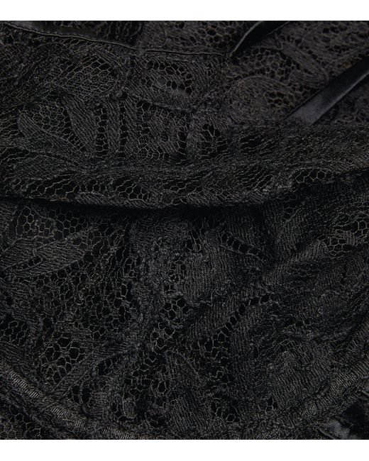 Kiki de Montparnasse Black Camille Mini Slip Dress