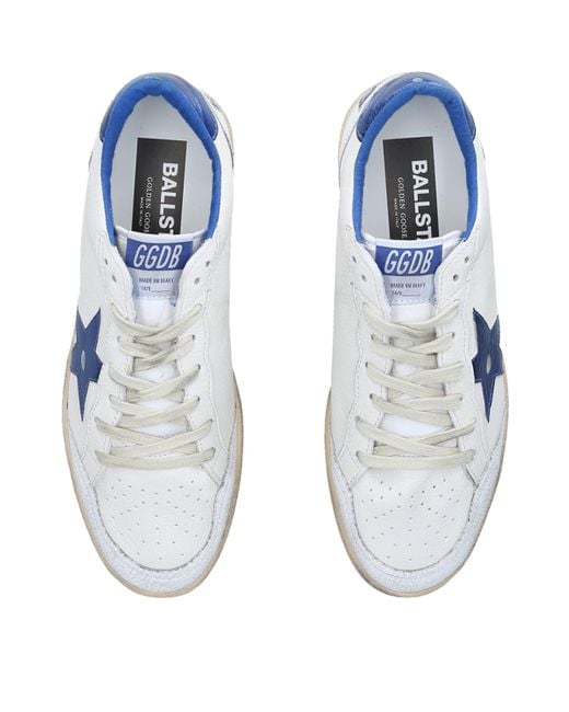 Golden Goose Deluxe Brand Blue 'Ball Star' Sneakers for men