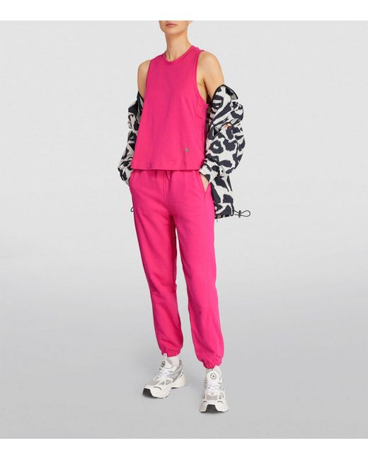 Adidas By Stella McCartney Pink Logo Tank Top