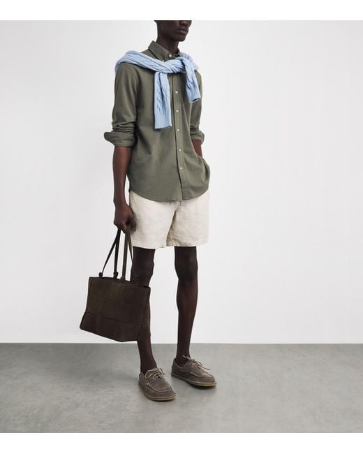 Polo Ralph Lauren Green Cotton Featherweight Mesh Shirt for men