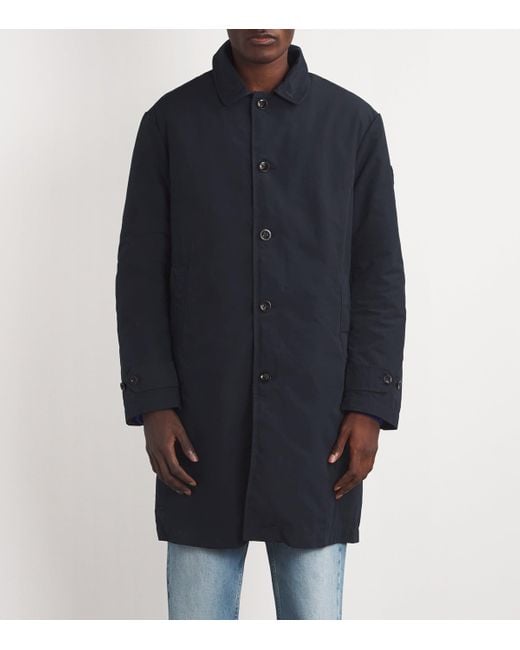 Polo Ralph Lauren Blue Single-Breasted Car Coat for men