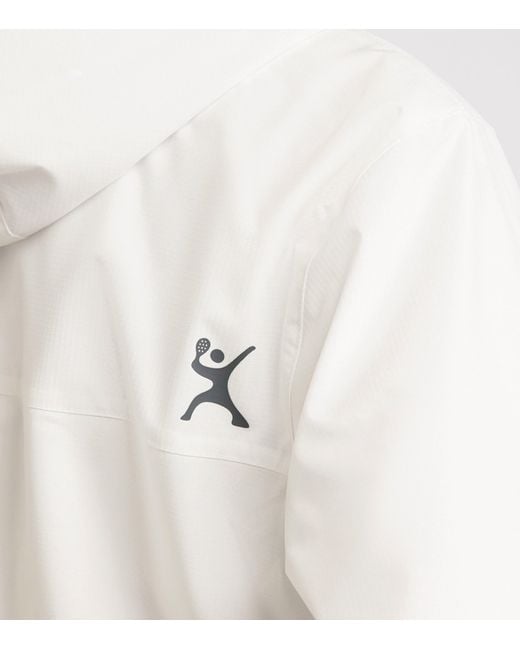 Pulco Studios White Water-Resistant Coaches Jacket for men