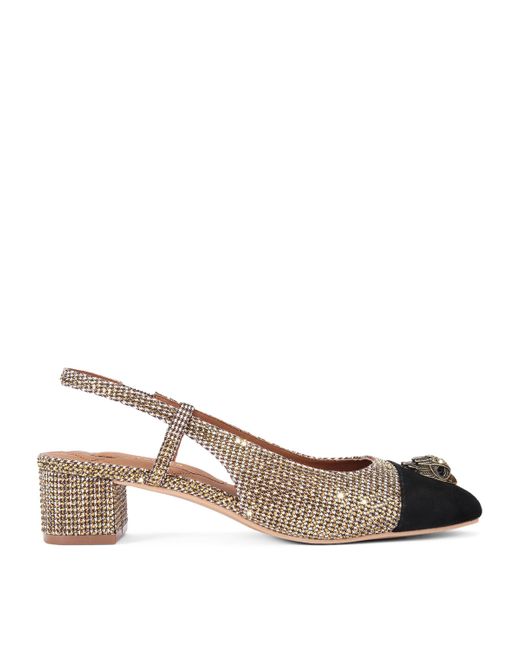 Kurt Geiger Brown Sloane Slingback Heels