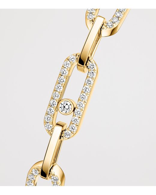 Messika Metallic Move Link And Diamond Multi Bracelet