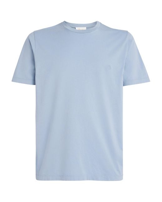 Harrods Blue Cotton T-Shirt for men