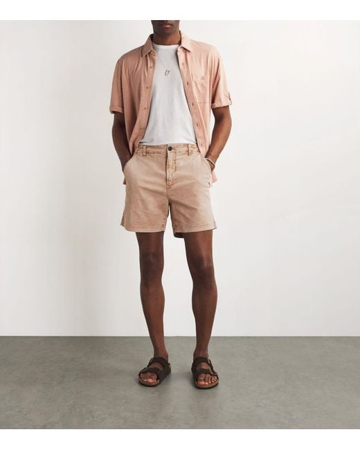 Citizens of Humanity Natural Cotton Twill Finn Chino Shorts for men