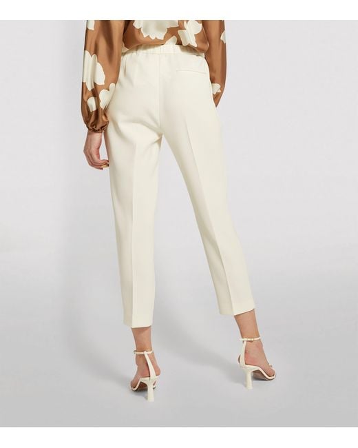 Theory Natural Treeca Tailored Crop Trousers