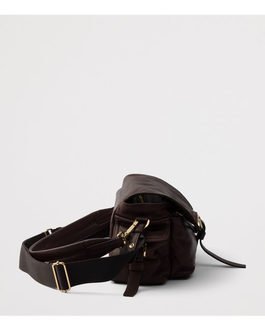 Prada Brown Medium Leather Explore Shoulder Bag