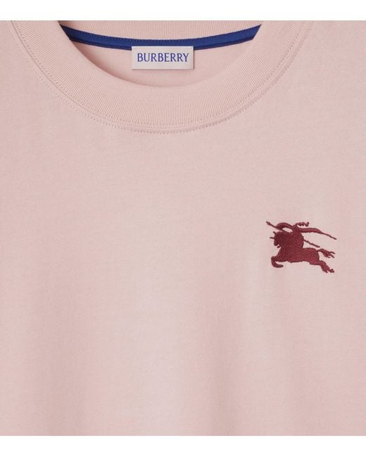 Burberry Pink Ekd Slim T-Shirt