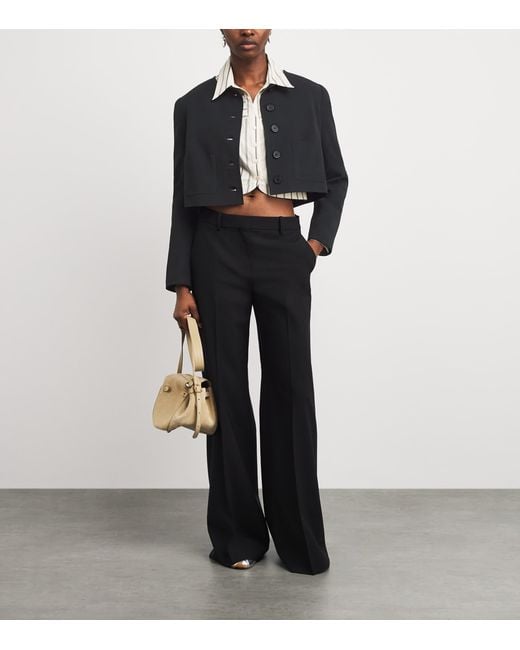 Claudie Pierlot Black Round-Neck Jacket