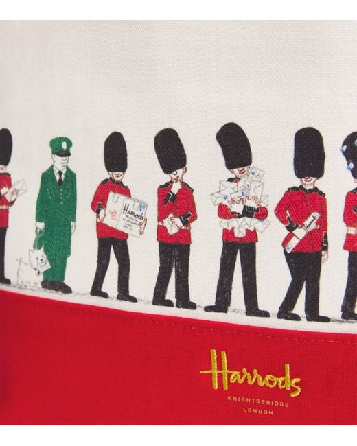 Harrods Red Post Box Tote Bag