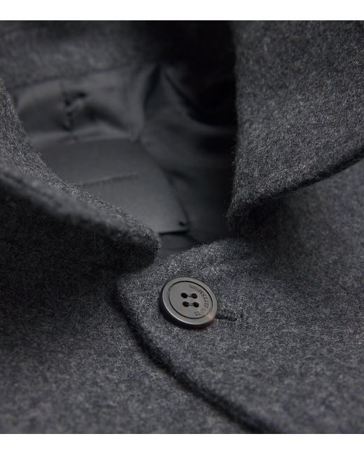 LE17SEPTEMBRE Gray Wool Field Jacket for men