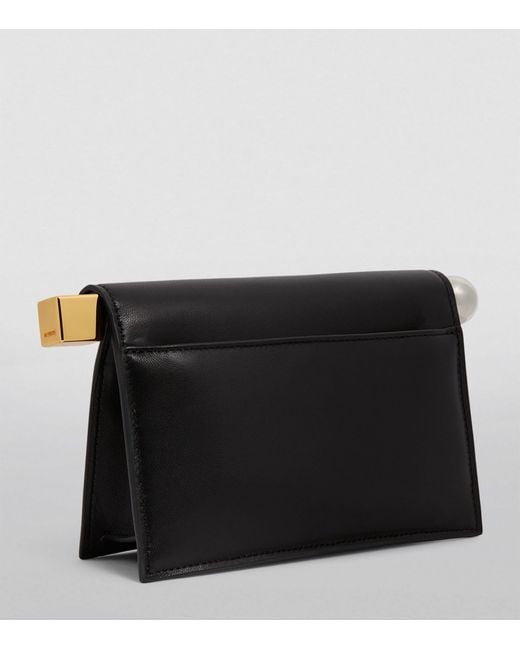 Jacquemus Black Mini Leather Pochette Cross-body Bag