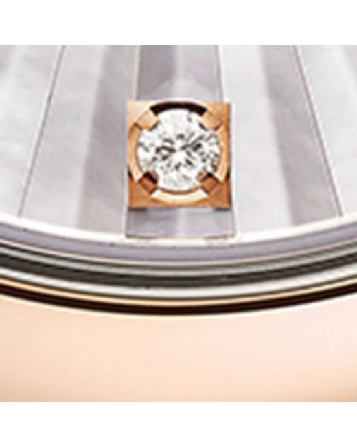 BVLGARI Metallic Stainless Steel And Diamond Lvcea Watch