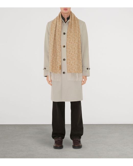 Burberry Natural Cashmere B Charm Scarf