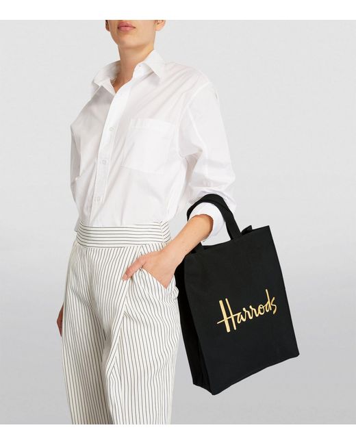 Harrods Recycled Classic Logo Pocket Shopper Bag (Set of 2) | Harrods US