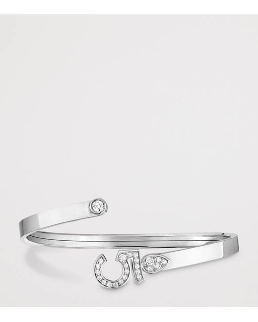 Chanel Metallic And Diamond Eternal N°5 Bangle
