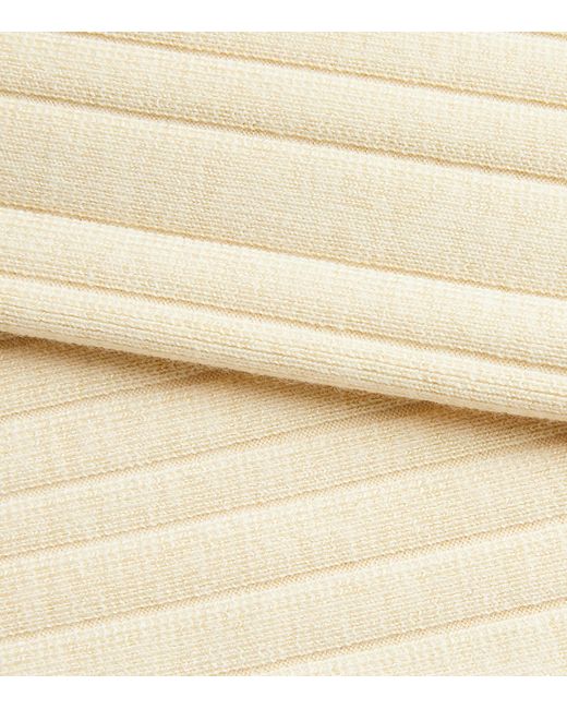 Nanushka Natural Rib-knit Drawstring Sweatpants for men