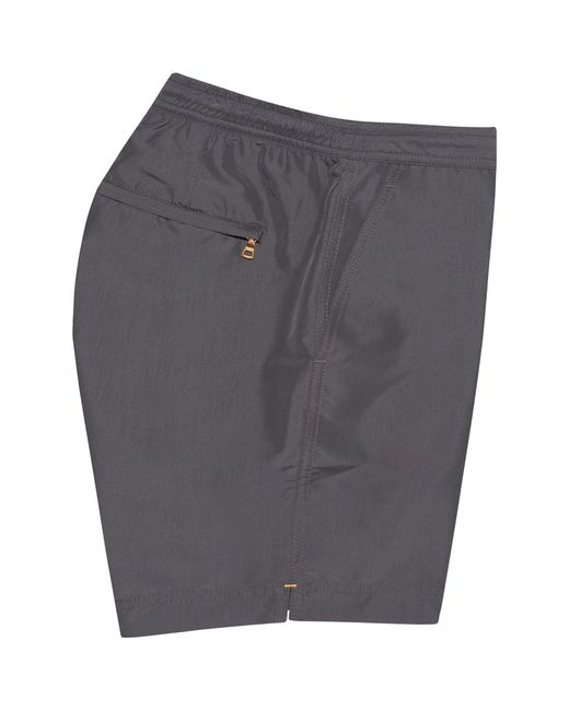 Orlebar Brown Gray Drawstring Bulldog Swim Shorts for men