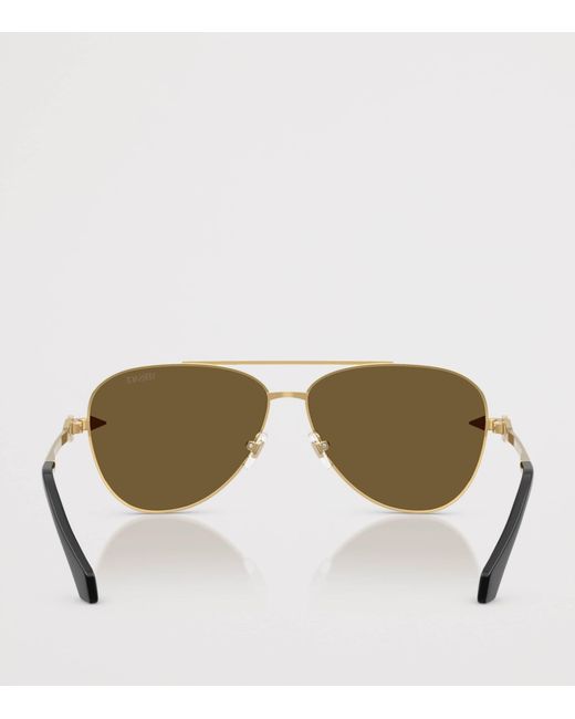Versace Natural Metal Ve2283 Aviator Sunglasses for men