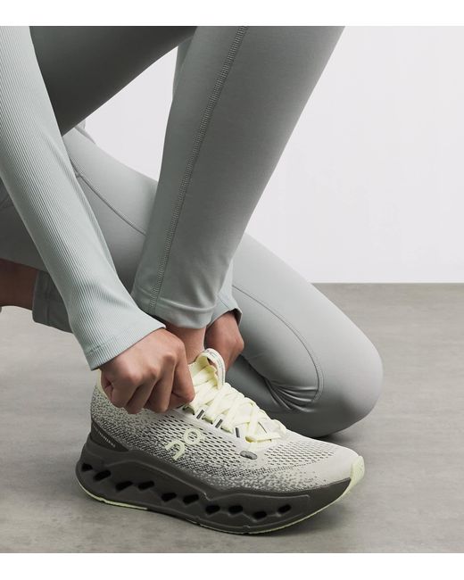 On Shoes White Cloudsurfer Max Trainers