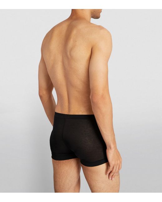 Zimmerli of Switzerland Black 252 Royal Classic Boxer Briefs for men