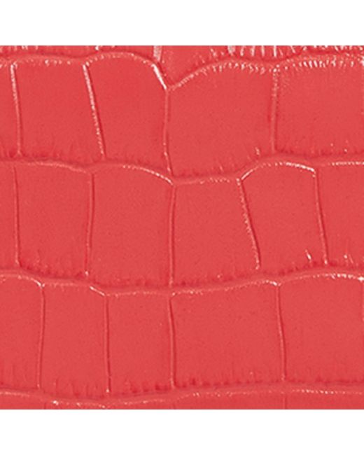 Smythson Leather Mara Cosmetic Case in Red | Lyst UK