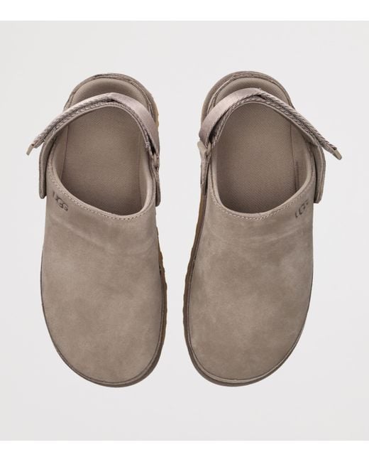 Ugg Gray Suede Goldenstar Clogs