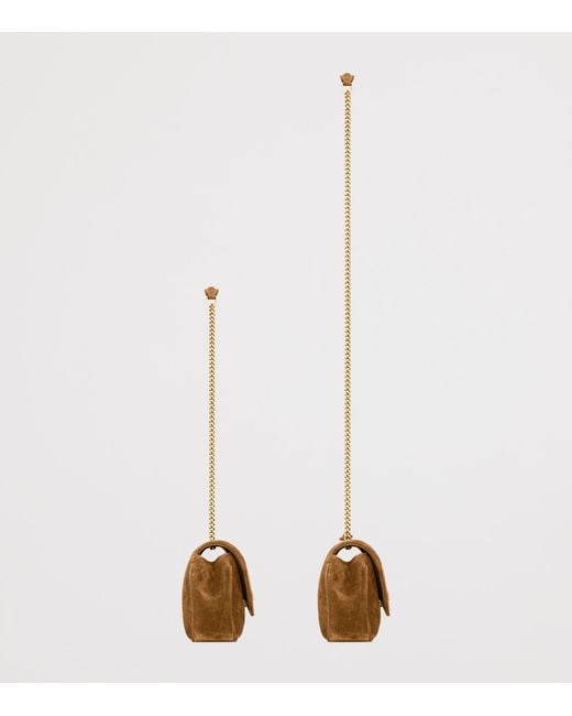 Saint Laurent Natural Mini Loulou Shoulder Bag