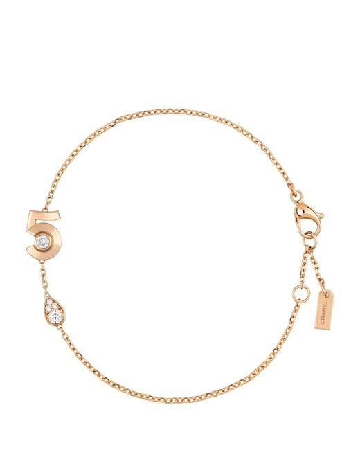Chanel Metallic And Diamond Extrait De N°5 Bracelet