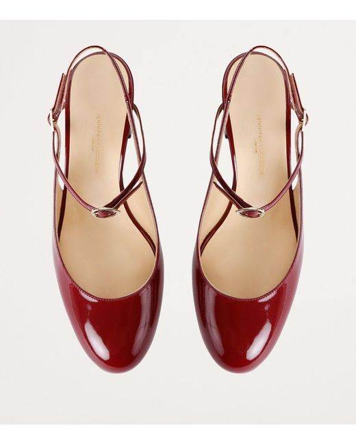 JENNIFER CHAMANDI Red Patent Leather Mattia Pumps 65