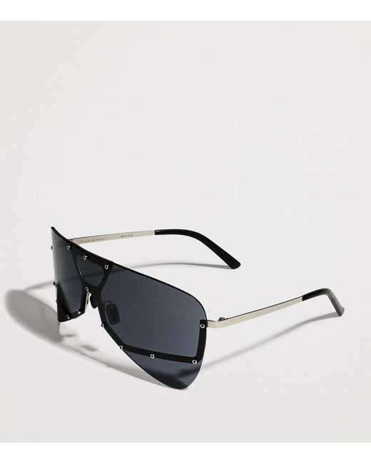 Rick Owens Blue Shield Sunglasses for men