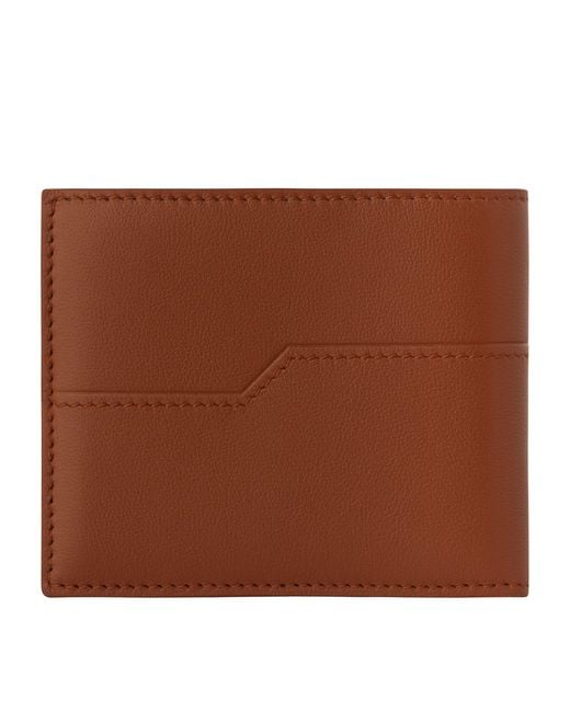 Chopard Brown Mini Leather Heritage Bifold Wallet