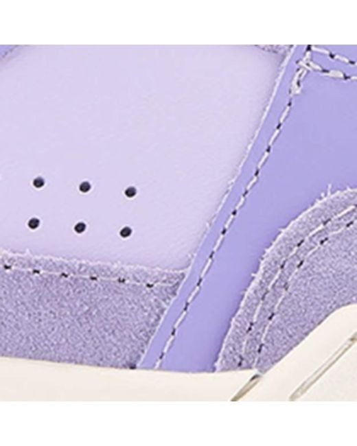 Kurt Geiger Purple Leather Hatton Sneakers