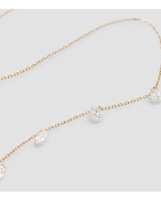 PERSÉE White And Diamond 7-Stone Danaé Necklace