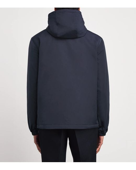 Sandro Blue Padded Logo Jacket for men