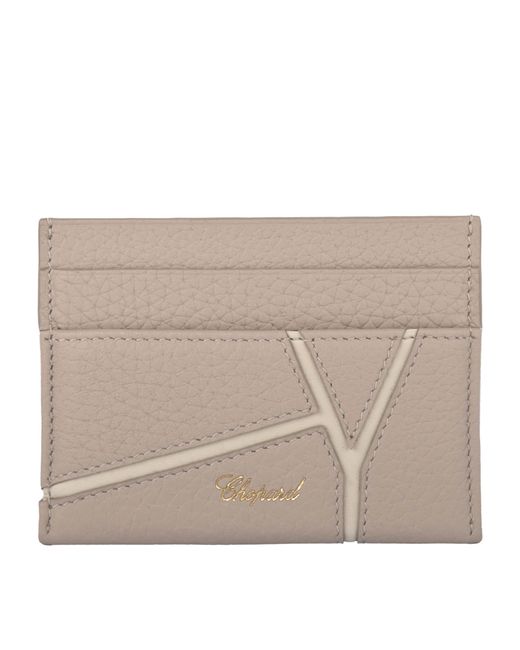 Chopard Natural Small Leather Diamond Card Holder