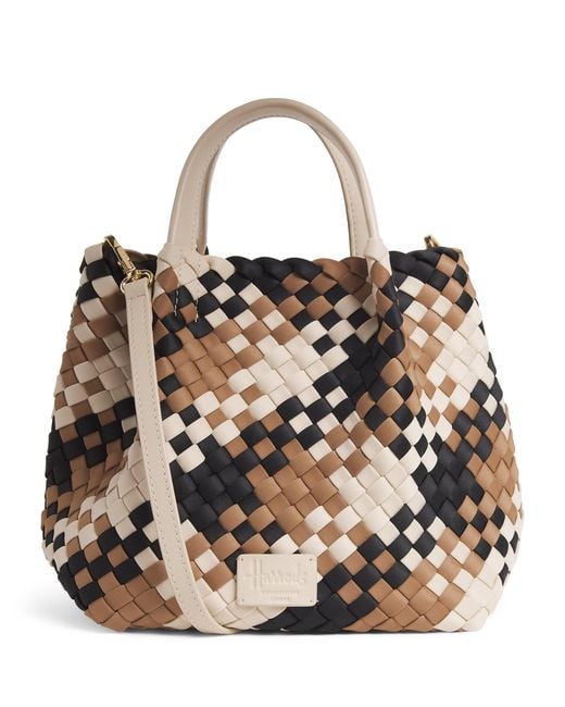 Harrods Multicolor Mini Neoprene Woven Tote Bag